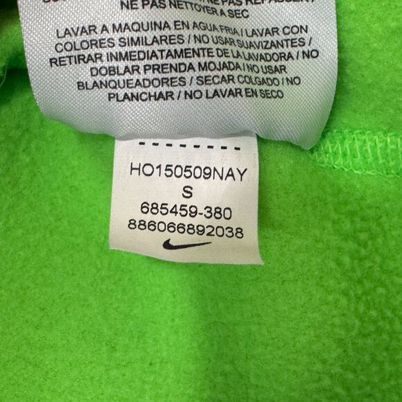 Nike Therma Fit Hoodie Womens Small S Neon Green Running Athletic 685459-380 - Picture 12 of 12